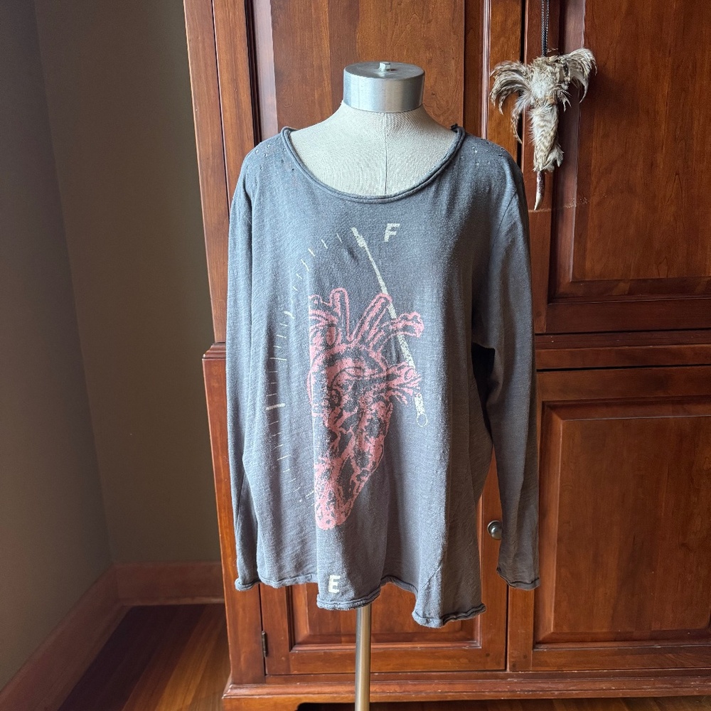 Magnolia Pearl Cotton Jersey Full Heart Dylan  T in Lovestruck